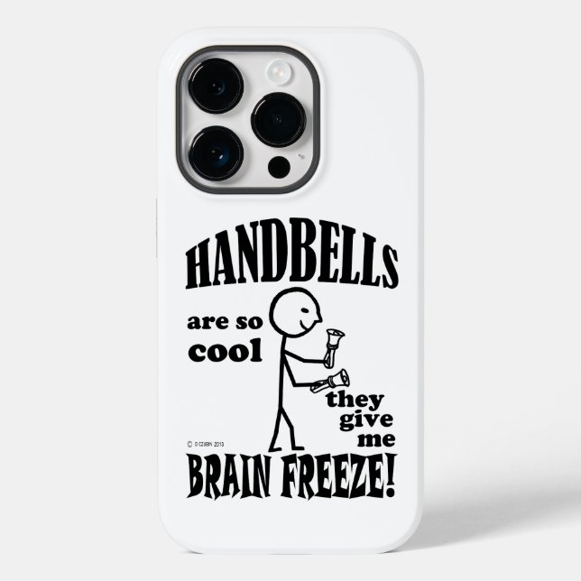 Handglocken, Brain Freeze Case-Mate iPhone Case (Rückseite)