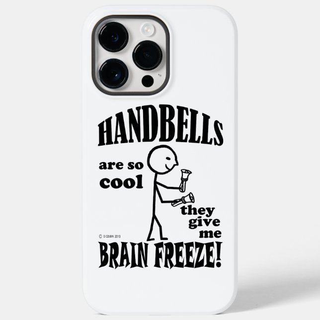 Handglocken, Brain Freeze Case-Mate iPhone Case (Rückseite)