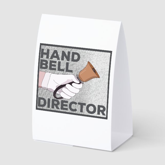 Handglocken-Dirigent Tischaufsteller (Vorderseite)
