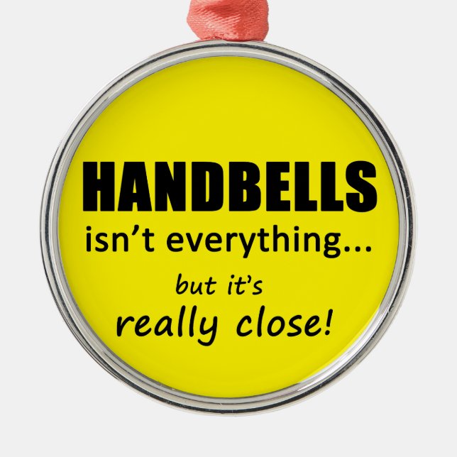 Handglocken sind nicht alles Metall Ornament Aus Metall (Vorne)