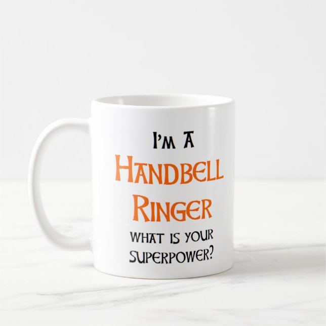 Handglocken-Spieler Kaffeetasse (Links)