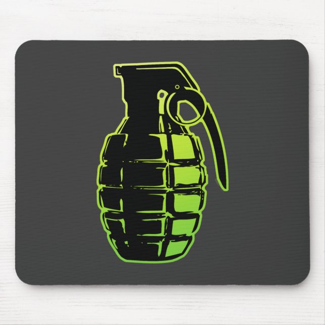 Handgranate - Grün Mousepad (Vorne)