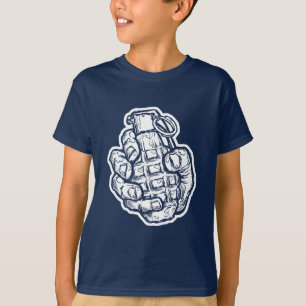 Handgranate im Stil von Comicen T-Shirt