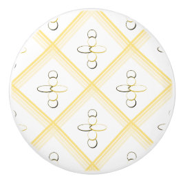 Handgriff aus Retro-Keramik Keramikknauf