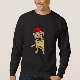 HANDHABUNG AM BODEN, lustiges gelbes Labrador im Sweatshirt