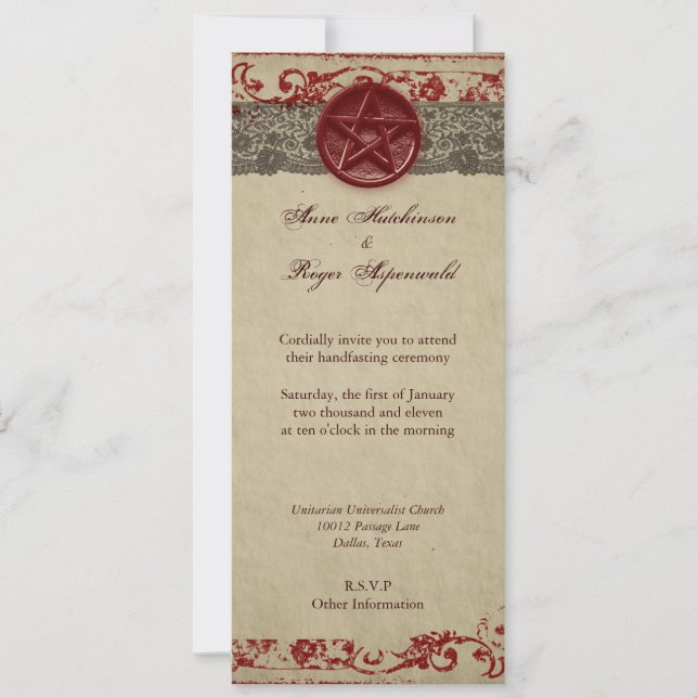 Handhabung Einladung (Vorderseite)