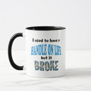 Handhabung im Leben Tasse