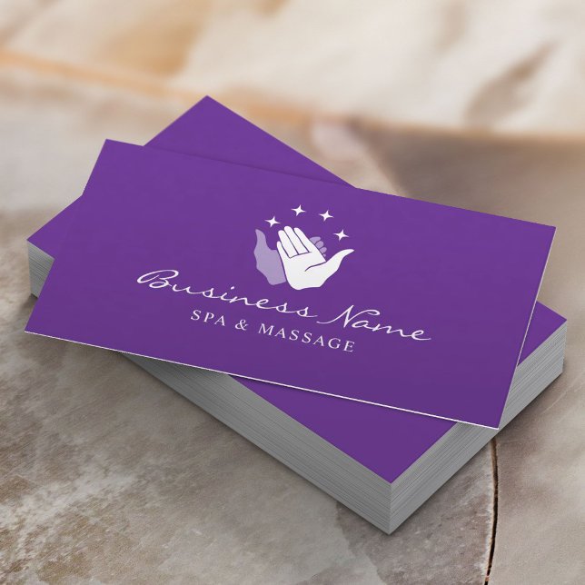 Handheilung Massage Therapie Wellness WELLNESS-CEN Visitenkarte (Von Creator hochgeladen)
