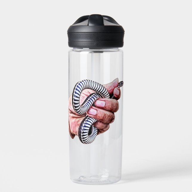 Handheld Baby Schlange Reptil Art Trinkflasche (Vorderseite)