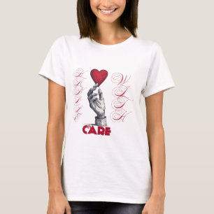 Handheld-Herz - Liebe, Betreuung und Mitgefühl - T T-Shirt