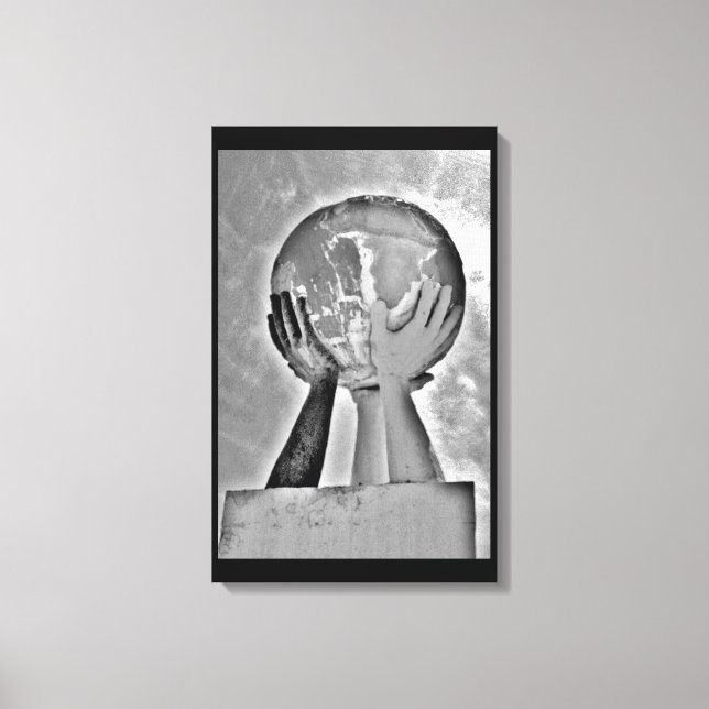 Handhelfen Leinwanddruck (Vorderseite)