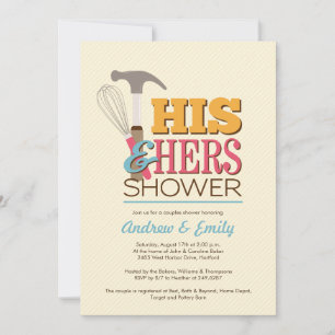 Handicap Couple Shower Invitation