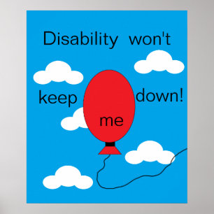 Handicap ne me laissera pas tomber ! Affiche
