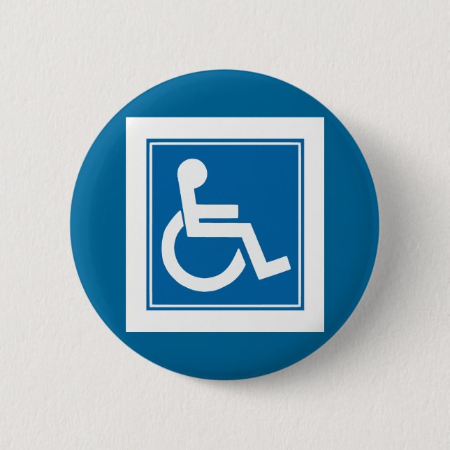 Handicap Sign Button (Vorderseite)