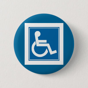 Handicap Sign Button