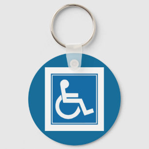 Handicap Sign Schlüsselanhänger