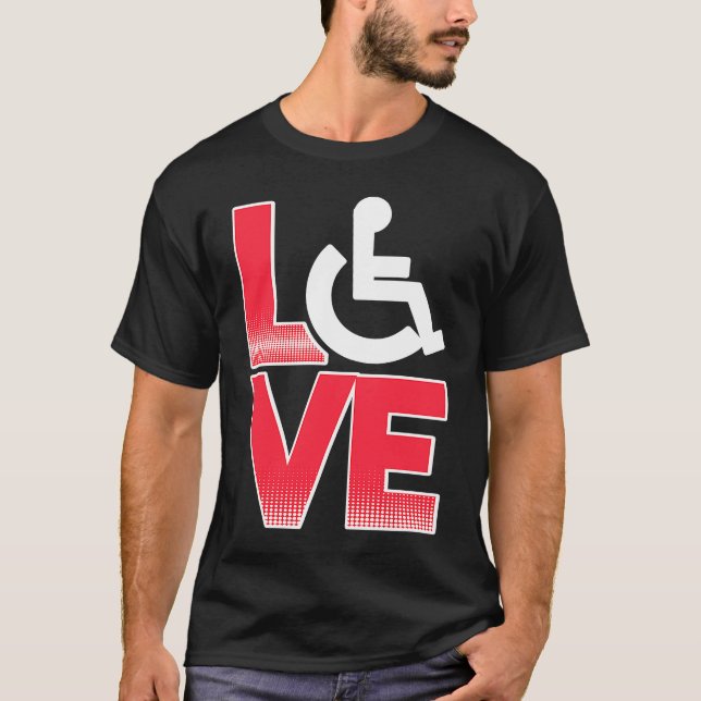 Handicap Spaß Liebe Mit Behinderung Überlebende Kr T-Shirt (Vorderseite)