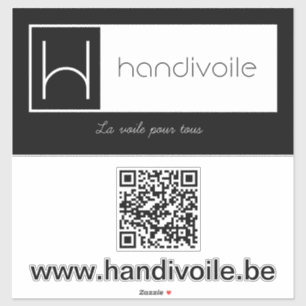 Handivoile promotional sticker