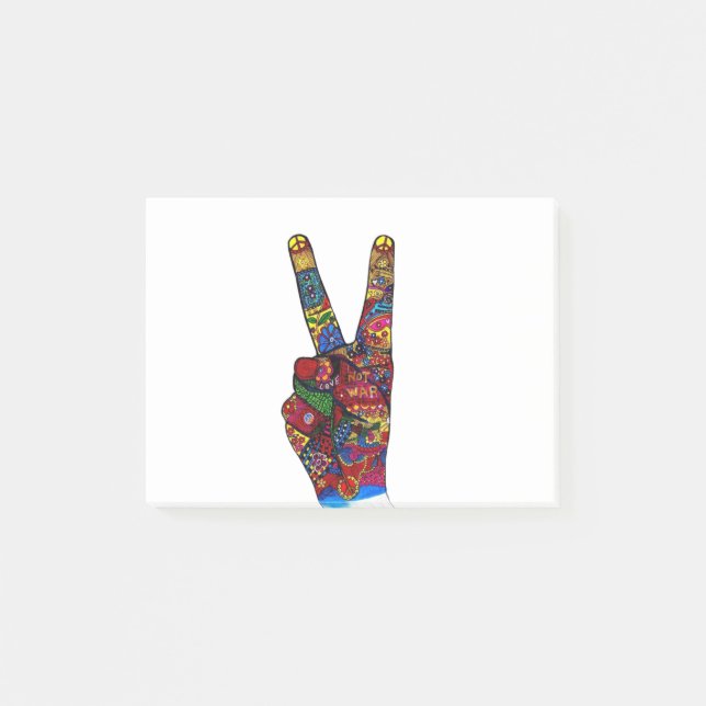 Handkunst Post-it Klebezettel (Vorderseite)