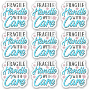 Handle fragile Avec Étiquette Entretien D'Emballag