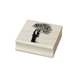 Handle Holding 100 Dollar Scheine Geld Kunst Gummistempel