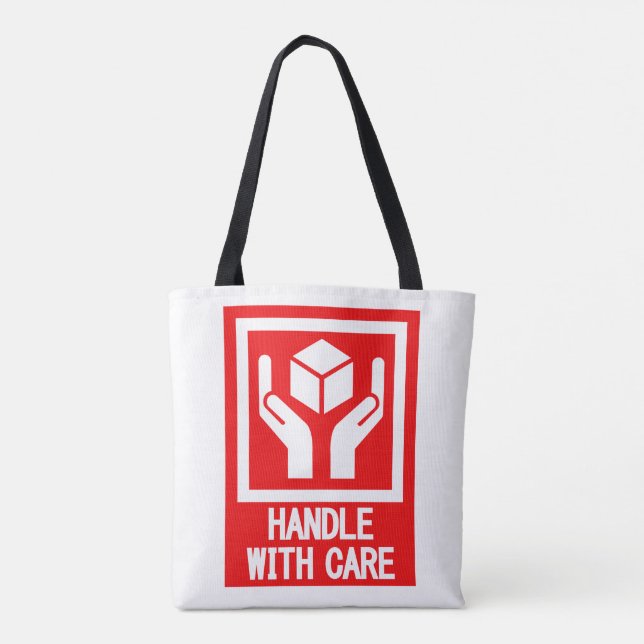 HANDLE_WITH_CARE TASCHE (Rückseite)