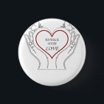 Handle With Love Button<br><div class="desc">Show your love and care with this "Handle With Love" t-shirt — the perfect gift for someone special or a thoughtful reminder for yourself. Made with soft, breathable fabric, this shirt is designed to keep you comfortable while spreading a message of kindness, warmth, and affection. Whether you're gifting it to...</div>