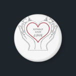 Handle With Love Magnet<br><div class="desc">Show your love and care with this "Handle With Love" t-shirt — the perfect gift for someone special or a thoughtful reminder for yourself. Made with soft, breathable fabric, this shirt is designed to keep you comfortable while spreading a message of kindness, warmth, and affection. Whether you're gifting it to...</div>