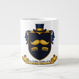 Handlebar Moustache Gentleman's Coffee Mug Jumbo-Tasse
