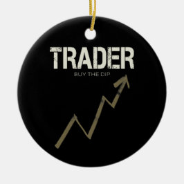 Händler kaufen den Dip Day Trader und Kryptowährun Keramik Ornament