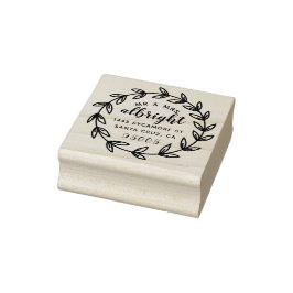 Händlerbriefe & Hochzeitstil-Rücksendeadresse Gummistempel