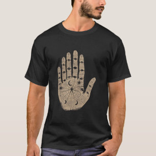 Handlesen, inspiriert von Handlesekunst, esoterisc T-Shirt