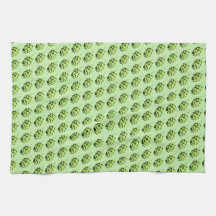 Handliche Hopfen - Geschirrtuch des