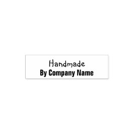 Handling by Company Name Business Template Permastempel