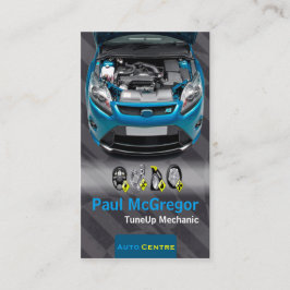 Handlung konzentriert - TuneUp Mechanic Geschäft Visitenkarte