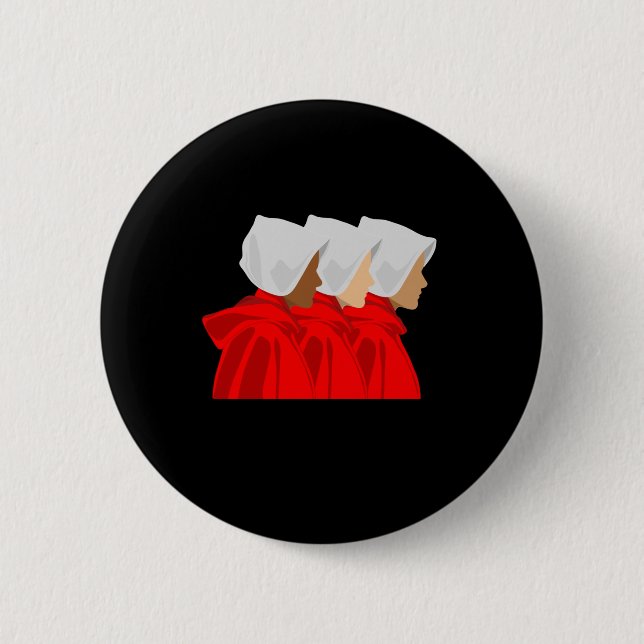Handmädchen Button (Vorderseite)