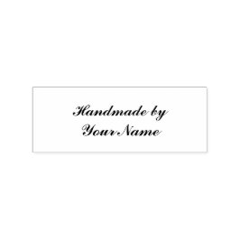 Handmade add name monogram gummistempel
