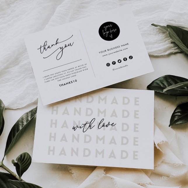 Handmade Business dank Produktverpackungskarte Einladung (Von Creator hochgeladen)