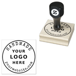 Handmade Business Logo and Website Custom Gummistempel
