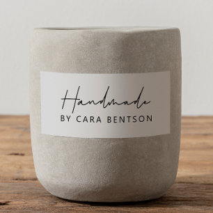 Handmade by Simple Modern Minimalistisch Script &  Permastempel
