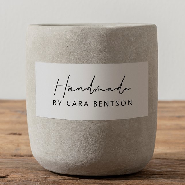 Handmade by Simple Modern Minimalistisch Script &  Permastempel (Von Creator hochgeladen)