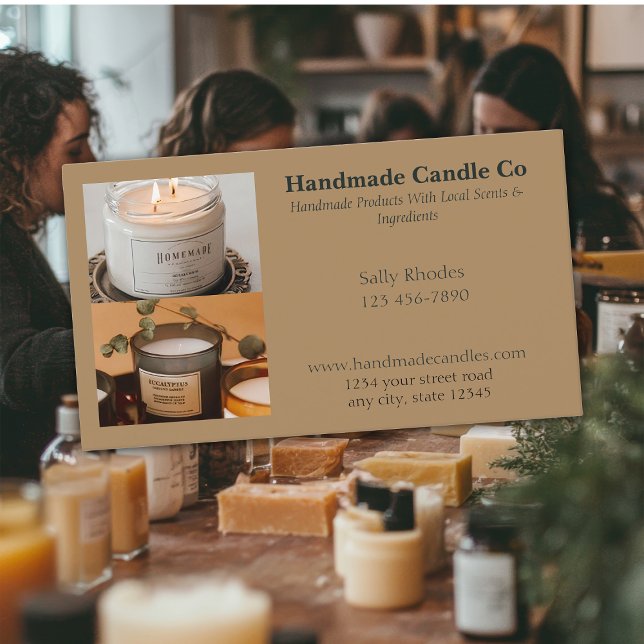 Handmade Candle Company Visitenkarte (Von Creator hochgeladen)