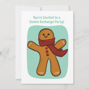 Handmade Cookie Exchange Party Holiday Bearbeitbar Einladung