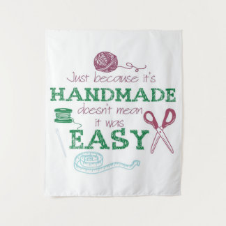 Handmade Crochet Lover Geschenk | Niedliches, einz Wandteppich