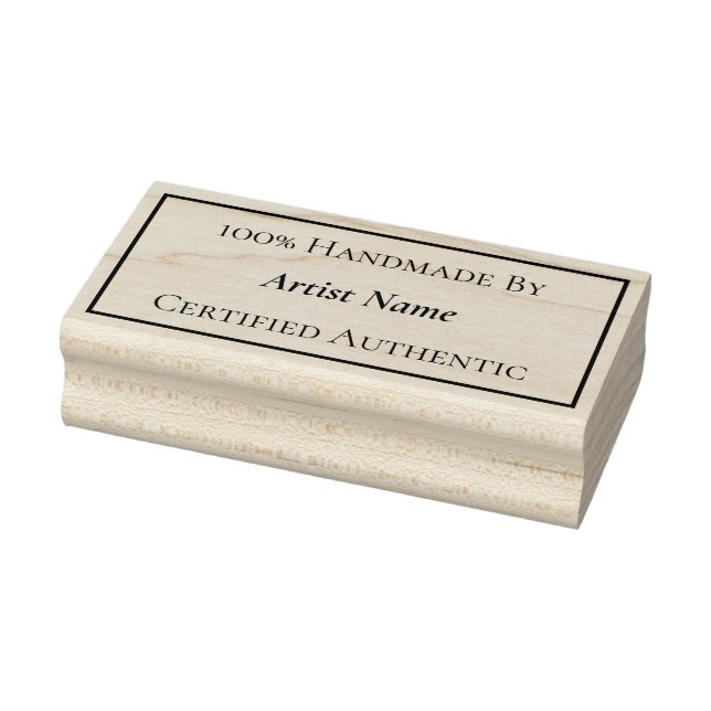 Handmade-Echtheitsbescheinigung Gummistempel (Stempel)