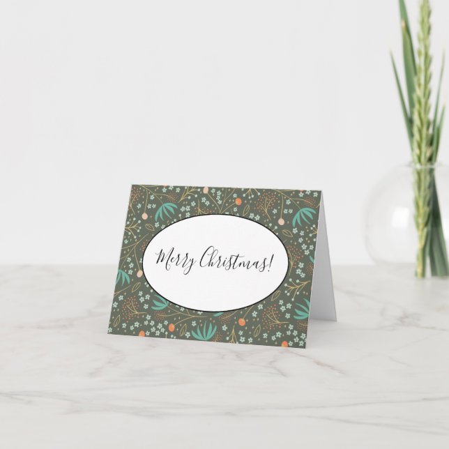 Handmade farbige Weihnachtsblume (Vorderseite)