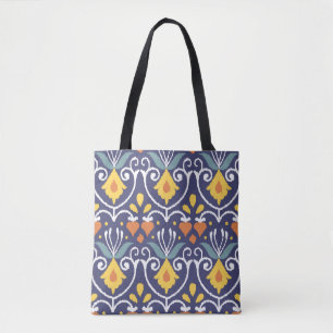 Handmade Ikat: Ethnic Boho Fabric Tasche