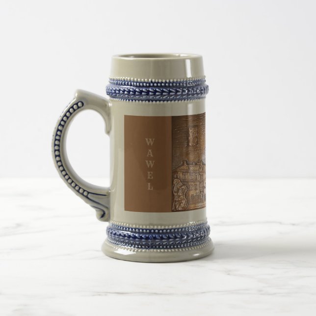 HANDMADE-KUPFERPLATTE KRAKOW, POLEN BIERGLAS (Links)