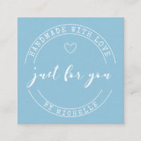 Handmade mit Liebe Script danke Karte