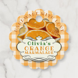 Handmade Orange Marmalade Geschenkanhänger